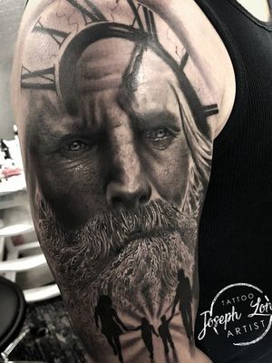 #tattooart #realistic #realism #realismo #tattooartist #blackAndWhite #blackandgray #oldman 