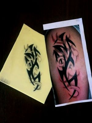 Tribal#tete #tattoo #sketch #learning #tattooapprentice #apprentice #apprenticetattoo #ink #inkedgirl #tribal #tribaltattoo  #tribal #tribaltattoo 