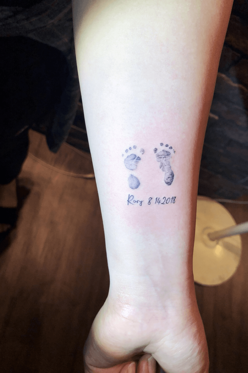 Tattoo uploaded by Vipul Chaudhary  footprint tattoo Tattoo for babby foot  print tattoo footprint tattoo design  Tattoodo