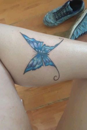 My first Tattoo. Done at Art in Motion here in Medina Ohio inspired by Amy Brown and her Faery's.