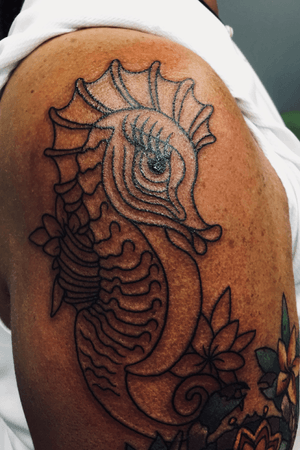 My SeaHorse Outlined