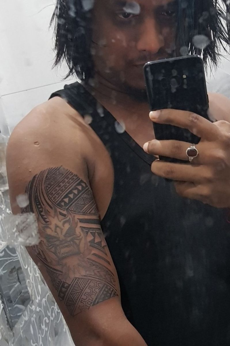Tattoo uploaded by Akshay Simla • Tarakudo saan (from jackie chan adventures) plus Samoan design