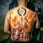"The tragedy of life is not death, but what we let die inside of us while we live." cr. Norman Cousins #spiritual #phoenix #brush #tattoo #Reminisce #Reminiscetattoo #Bangkoktattoo #Bangkok #Thailand #customtattoo 