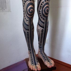 Tattoo by haivarasly #haivarasly#patterntattoos #pattern #ornamental #linework #blackwork #design #motif #symbol #tribal