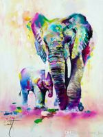 Elephant watercolor