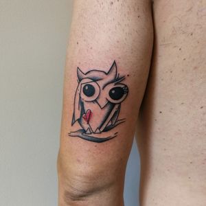 Owl tattoo graphic work