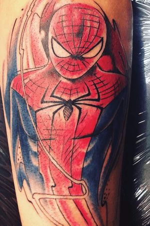 My Spiderman tattoo i got 2 weeks ago, tell me what you think! 
