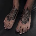 Tattoo by Xapiripa #Xapiripa #patterntattoos #pattern #ornamental #linework #blackwork #design #motif #symbol #tribal