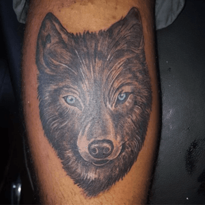 Wolf foot tattoo 