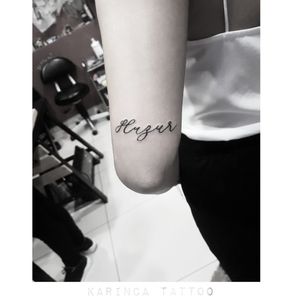 "Huzur" ✒Instagram: @karincatattoo #karincatattoo #lettering #writing #tattoo #tattooed #tattoos #tattoodesign #tattooartist #tattooer #tattoostudio #tattoolove #woman #inked #dövme #istanbul #turkey #karincatattoo #designer #tattooedgirl