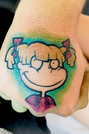 Angelica 👧🏼 #Rugrats #Angelica #linework #character instagram @_tattoosbyloco