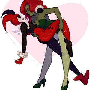 I want a little colorful, cartoony bit of Harley and Ivy lovin' 