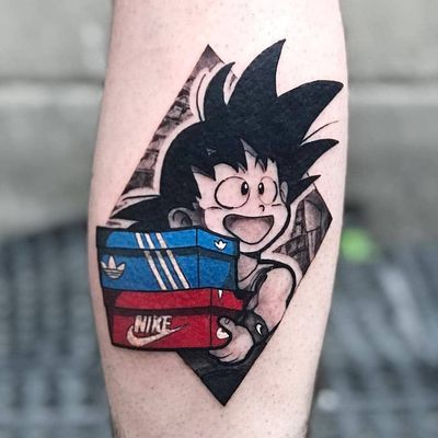 Goku, Dragon Ball Super  Tatuagem do naruto, Desenhos coloridos