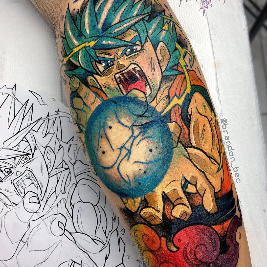 Vegeta tattoo by Max Castro Tattoo