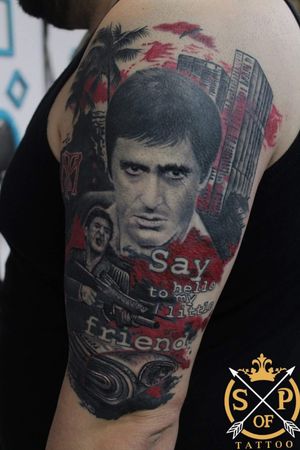 Scarface tattoo Al Pacino