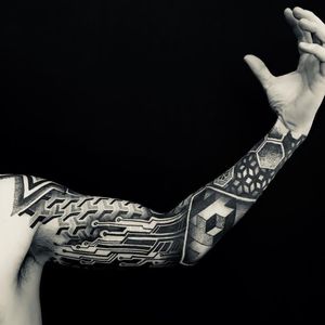 Geometric/Pattern tattoo by Emanuel