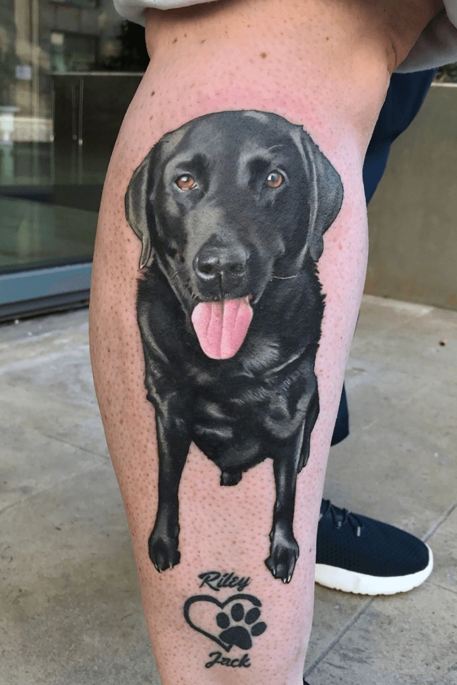 labrador retriever tattoo lines source unknown  Small dog tattoos Dog  tattoos Dog tattoo