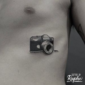 simple camera tattoo