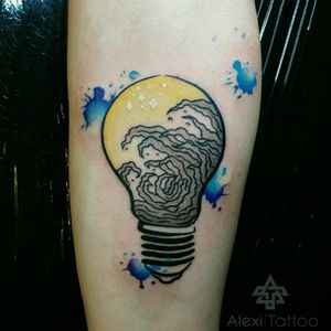 Tattoo uploaded by AlexiTattoo • Light Bulb • Tattoodo