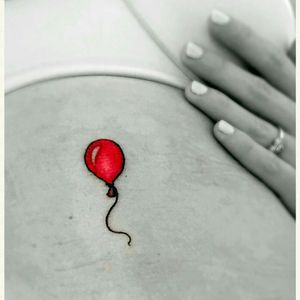 red balloon tattoo #stephenking 