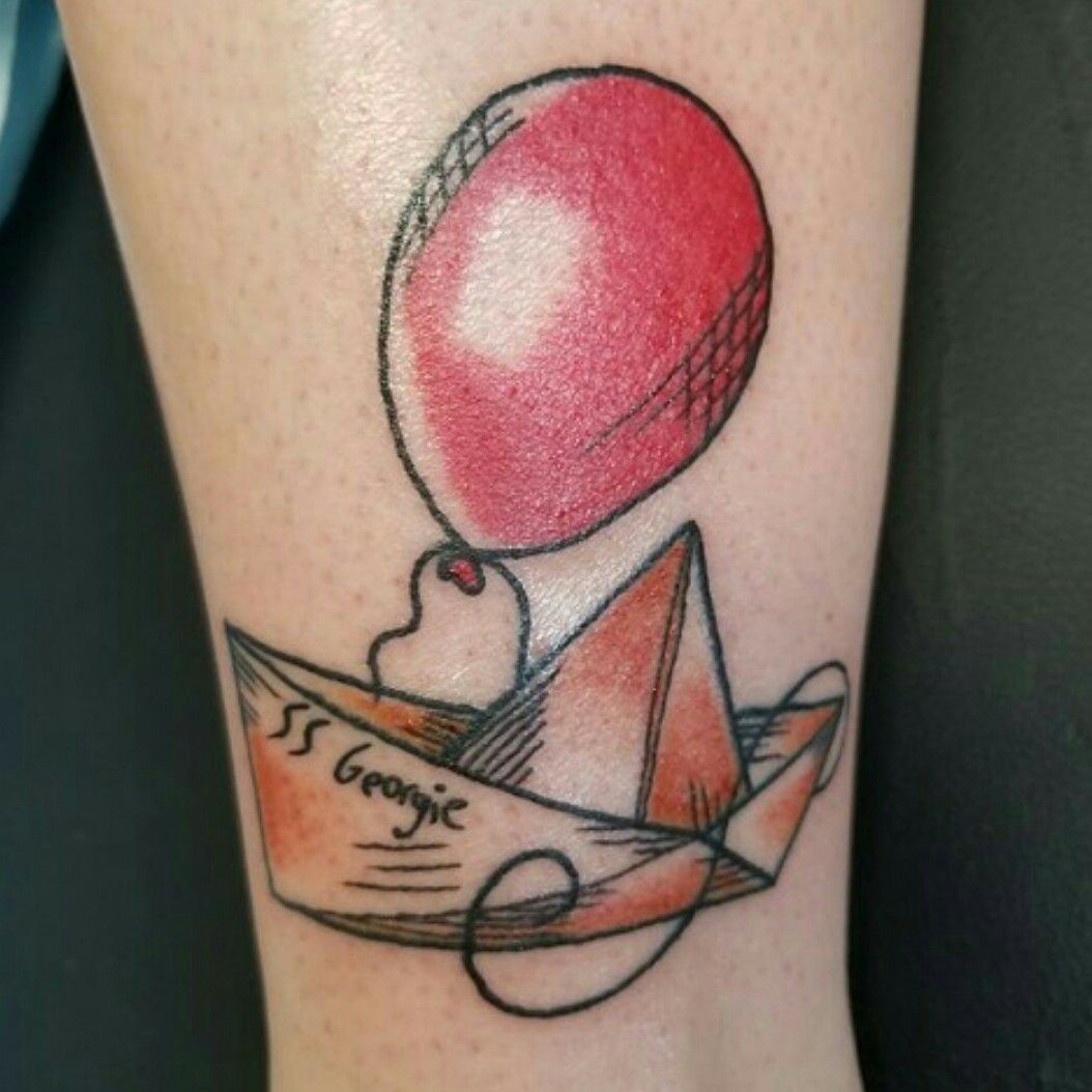 Red balloon by Amanda Hinrichs at Topnotch Tattoo in Elgin IL  rtattoos