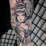 Tattoo uploaded by Tattoodo • Oiran tattoo by Hori Benny #HoriBenny # ...