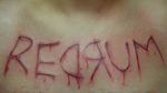 redrum murder tattoo #stephenking 