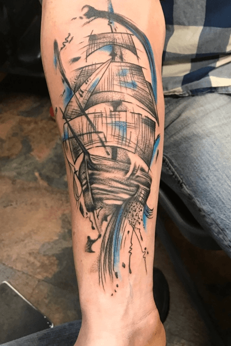 Nautical theme from last month nautical rope maritime compass  compasstattoo map ocean tattoo tattooed tattoo ink inkedup   Instagram