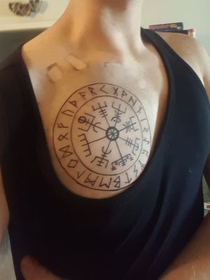 Norse compass Tattoo