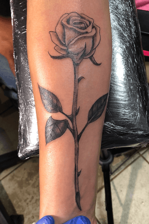 Black n grey rose i did 