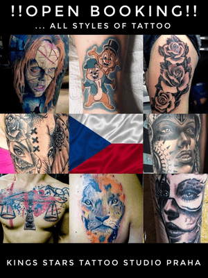 ..Kings stars tattoo studio Praha..Nabiram nove klienty na terminy Listopad -Prosinec 2018..  dle zajmu volejte ; +420775512523 / Migel dekuji , popr sdilejte😊😉www.kingsstars.cz
