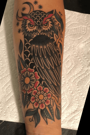 Owl Tatto Traditional 