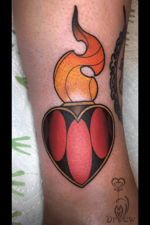 Ornamental Heart.                                          #Tattoodo #neotraditional #tattooartist 