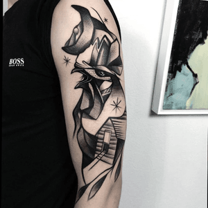 #rooster #roostertattoo #illustration #blackwork #graphictattoo #graphic #moon #Poland 