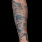 Tattoo by artist Simone Lubrani. More of Simone’s work: https://www.larktattoo.com/long-island-team-homepage/simone-lubrani/ . .  .  .  . #Snake #SnakeTattoo #Skull #SkullTattoo #BlackAndGrayTattoo #BlackAndGreyTattoo #tattoo #tattoos #tat #tats #tatts #tatted #tattedup #tattoist #tattooed #inked #inkedup #ink #tattoooftheday #amazingink #bodyart #tattooig #tattoosofinstagram #instatats  #larktattoo #larktattoos #larktattoowestbury #westbury #longisland #NY #NewYork #usa #art