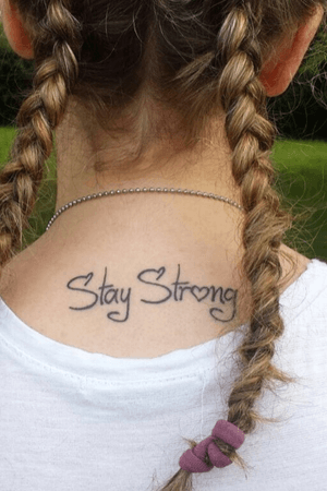 First tattoo #StayStrong #firsttattoo 