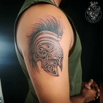 Spartan ⚔️ #helmet #spartan #tattoos #Reminisce #Reminiscetattoo #Bangkoktattoo #bangkok #Thailand