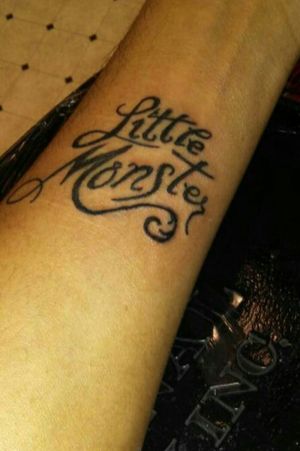 Little Monster Tat. Showing my love for my idol, my muse Lady Gaga.