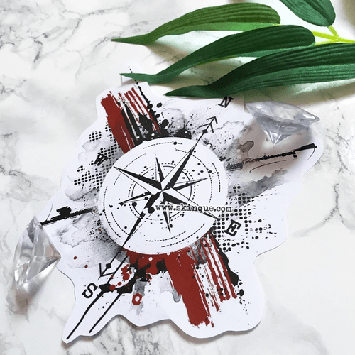 Most famous compass of mine in newer edition✨ For this design and more www.skinque.com and for commissions hello@skinque.com #compass #compasstattoo #trashpolka #trashpolkatattoo #abstract #wanderlust #bunette #geoemtric #travel 