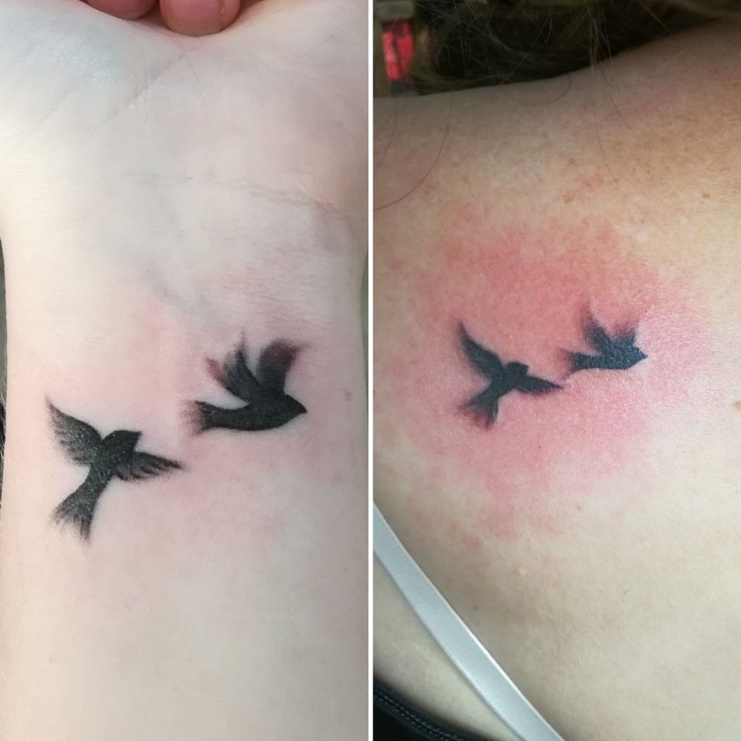 Mom  2 kids tattoo for a really rough time Three