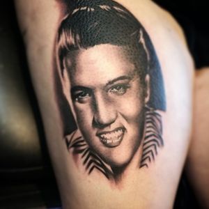 Elvis cover up#ElvisPresley #elvis #coverups #tattoo #blackandgray 