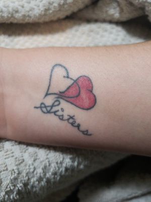 Sister tattoo. Me and my older sister have one each