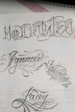 Some lettering 