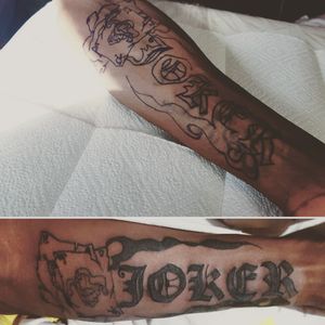Cover of the day !Cover du jour !#tattoo #tattooboy #ink #encre #blackboy #armtatoo #arm #tatouage #tatouagebras #garcontatoue #tattoocover #tatoueuse #nantes