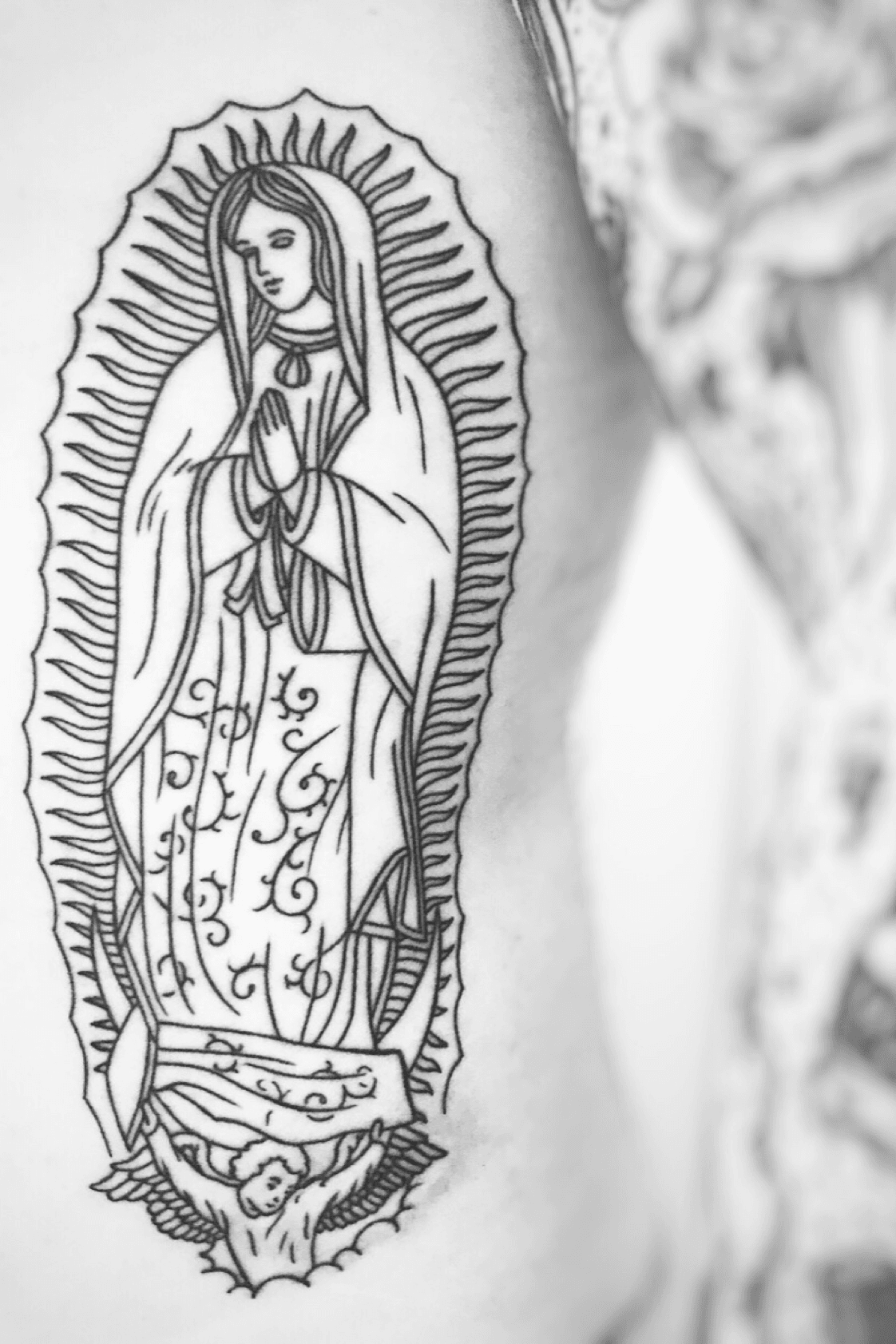 12 Graceful Our Lady of Guadalupe Tattoos  Tattoodo