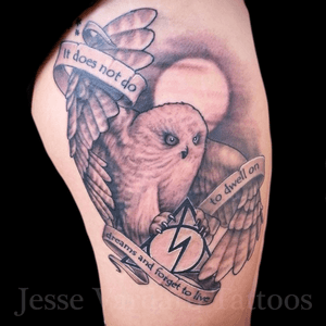 Harry Potter tattoo by @jessevardarotattoos 