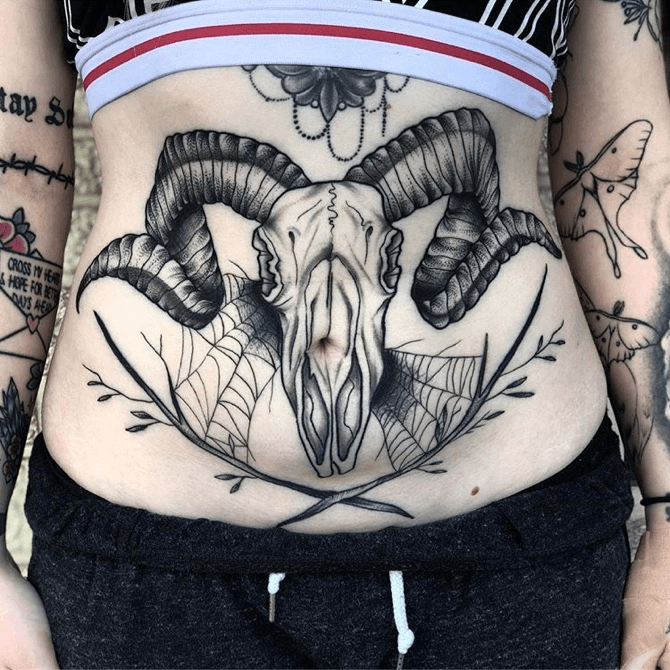  Death Moth Sternum This  Little Witch Tattoo YYC  Facebook