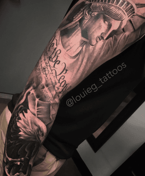 Patriotic sleeve done by louieg 