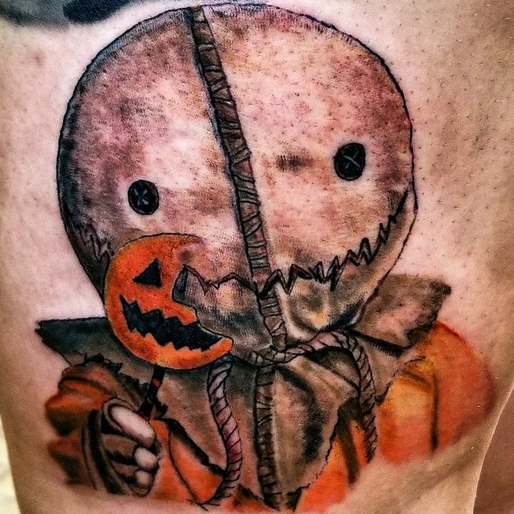 Trick r Treat tattoo Done by Cory  Capitol City Tattoo in Madison WI   rtattoos