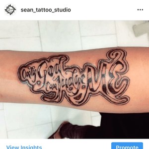 Text tattoo 